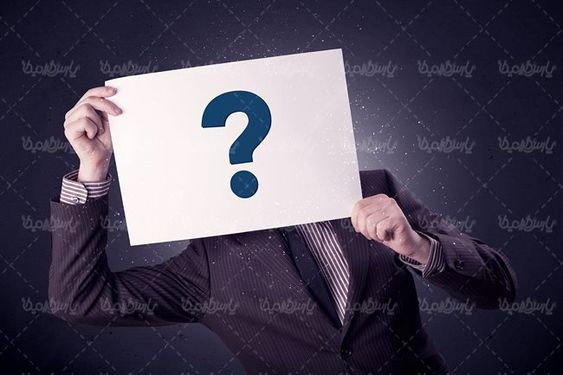 علامت سوال مرد فکر کردن ایده پردازی