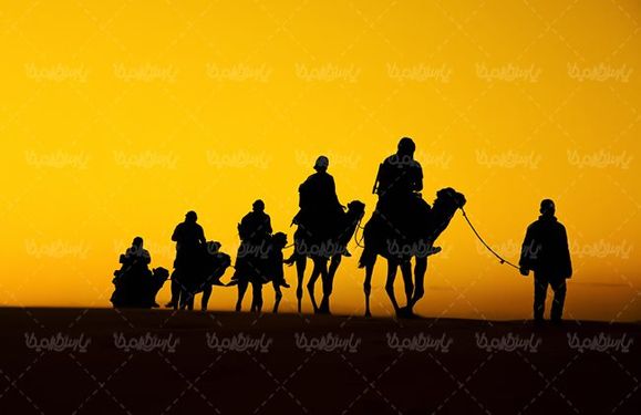 کاروان شتر کاروان تجاری قدیمی