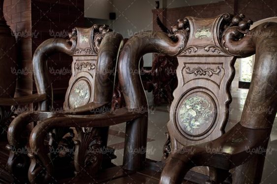 صندلی چوبی سرویس چوب صندلی سلطنتی