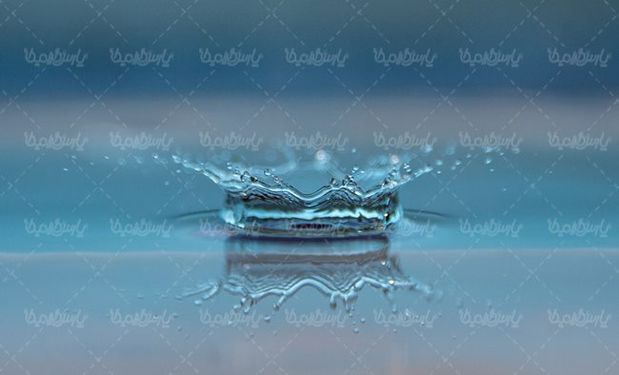 قطره آب موج حاصل از افتادن قطره در آب