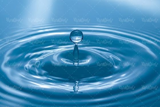 قطره آب موج حاصل از افتادن قطره در آب