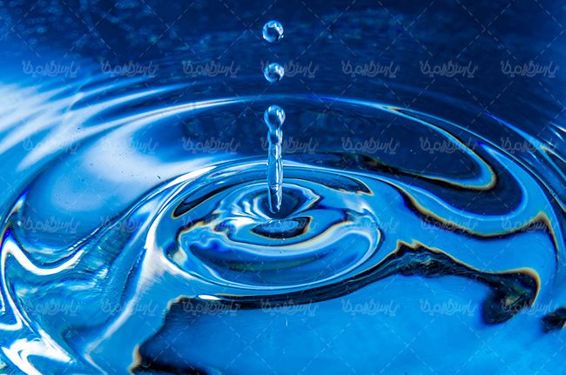 قطره آب موج حاصل از افتادن قطره در آب