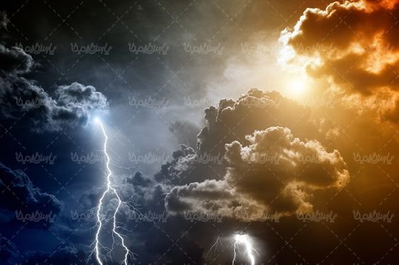 رعد و برق ساعقه آذرخش