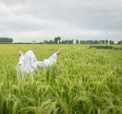 حجاب چادر عفاف  طبیعت   مزرعه  3
