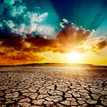 کویر خشک بیابان   صحرای بی آب