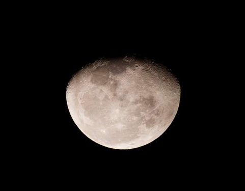 حلال ماه چشم انداز ماه منظره شب مهتابی