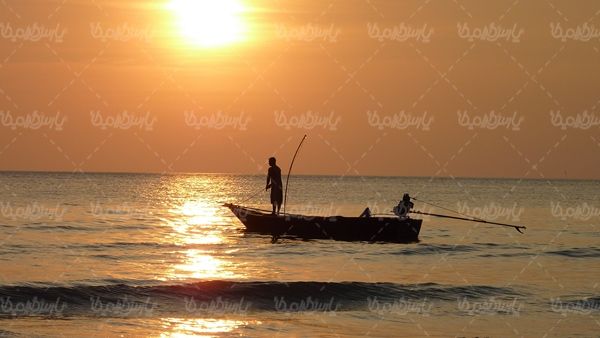 دریا قایق ماهیگیری صیاد دریاچه