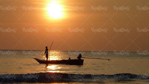 دریا قایق ماهیگیری صیاد