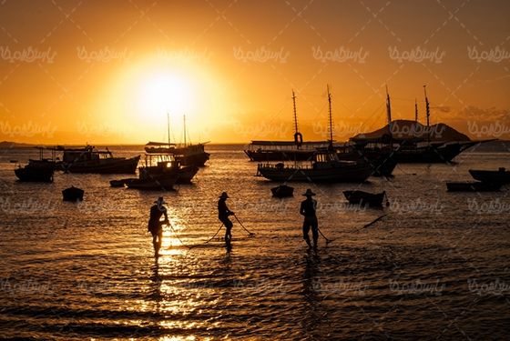 دریا قایق ماهیگیری صیاد