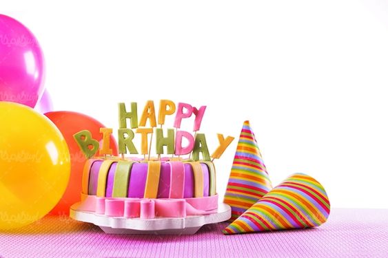 کیک تولد کلاه جشن تولد قنادی