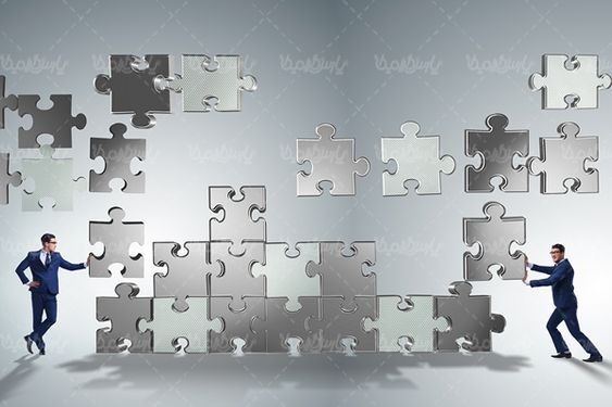 قطعات پازل جورچین