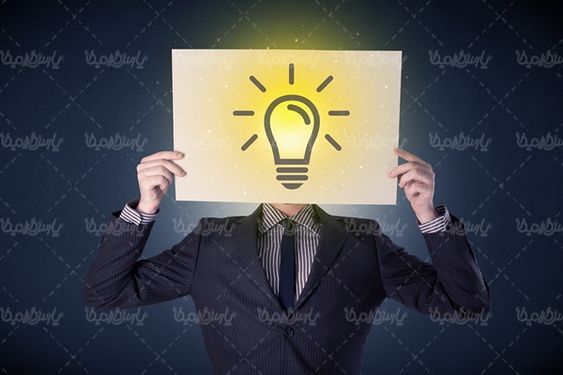 ایده فکر اندیشه لامپ صد خلاقیت