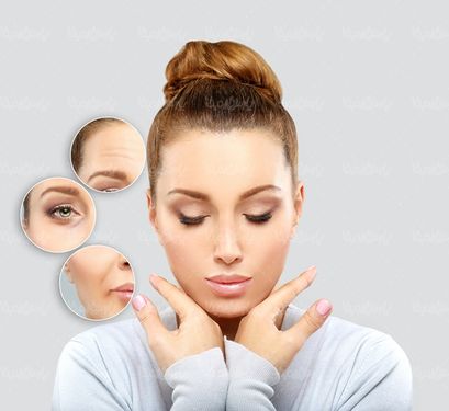 سالن آرایش چهره زن کلینیک پوست