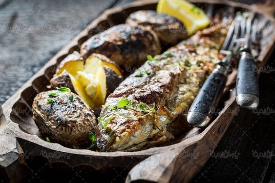 رستوران ماهی بریان غذای آماده