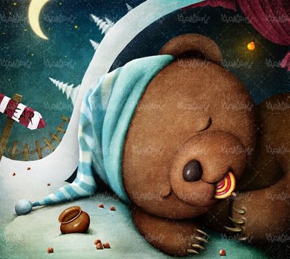 خرس خواب زمستانی زمستان