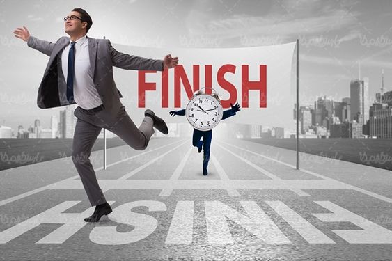 خط پایان finish  انتهای مسیر
