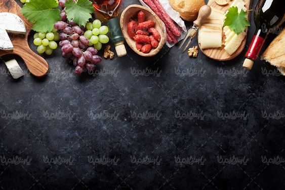 مواد غذایی انگور تخته آشپزی