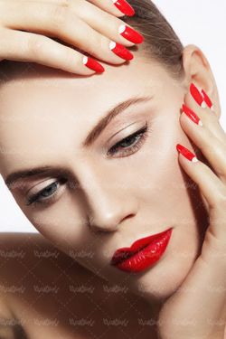 چهره زن چهره دختر سالن آرایش