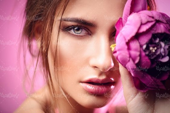 چهره زن چهره دختر سالن آرایش