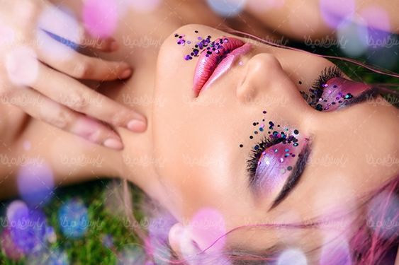 چهره زن چهره دختر سالن آرایش