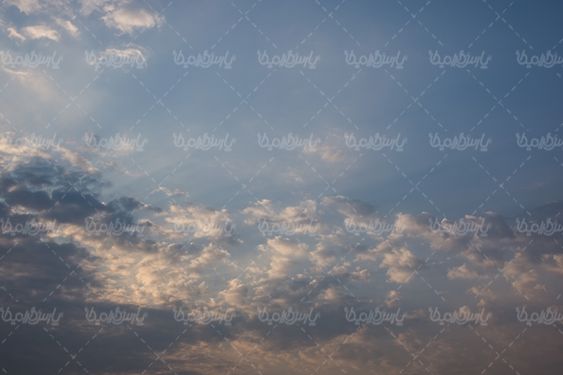 منظره آسمان چشم انداز آسمان آبی