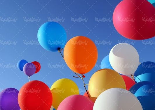 بادکنک رنگی بادکنک گرافیکی