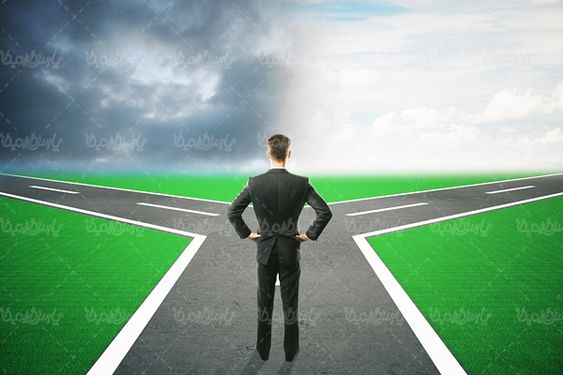 دوراهی هدف انتخاب راه انتخاب مسیر موفقیت