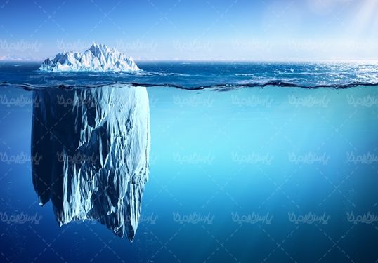 دریا اقیانوس کوه یخ iceberg