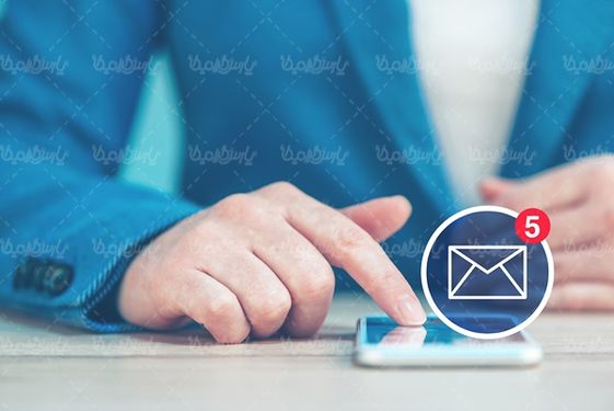 تبلت پیامک ایمیل نامه الکترونیکی