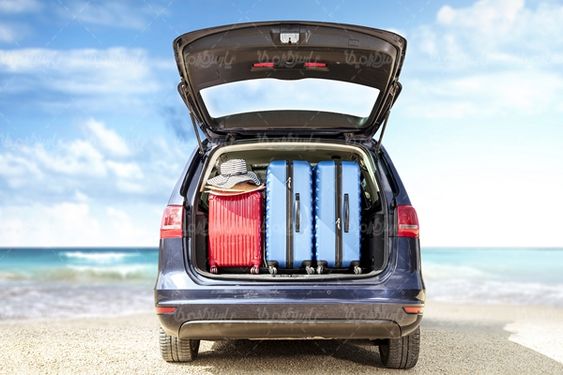 چمدان ساحل دریا خودرو آژانس مسافرتی