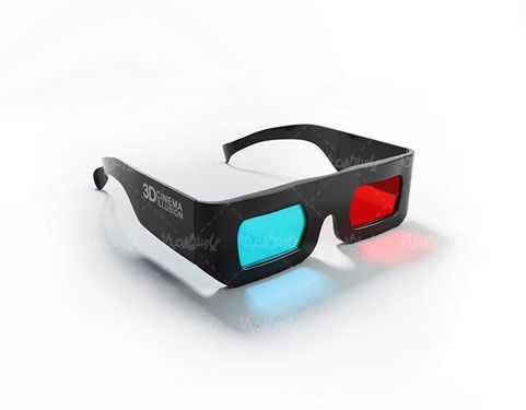 سینما سه بعدی عینک سه بعدی