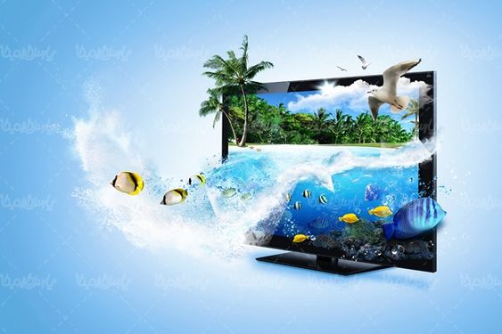سینما سه بعدی عینک سه بعدی