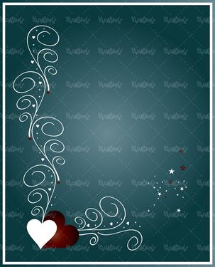 بک گراند گرافیکی حاشیه گل و بوته