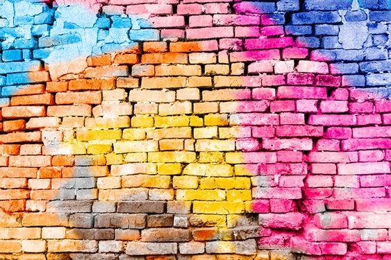 دیوار آجری قدیمی پس زمینه دیوار آجری