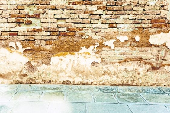 دیوار آجری قدیمی پس زمینه دیوار آجری