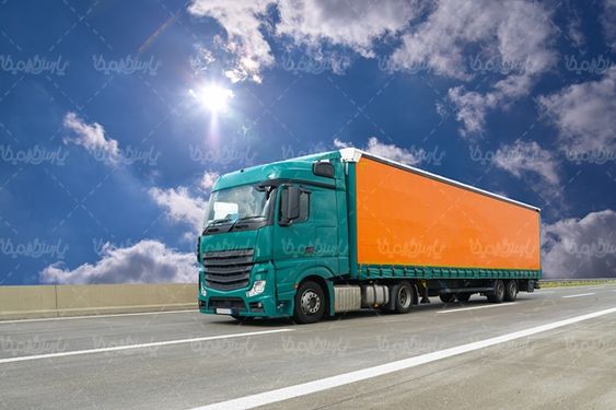 تریلی کامیون باربری حمل بار