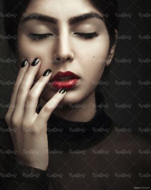 سالن آرایش چهره دختر چهره زن