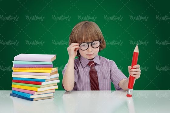 کودک بچه پیش دبستانی کتاب قلم