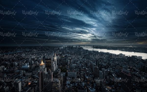 منظره شهر چشم انداز  شهر برج مشاور املاک