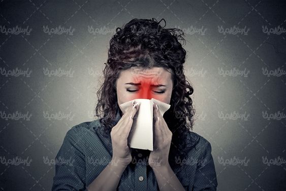 بیمار سرماخوردگی آبریزش بینی