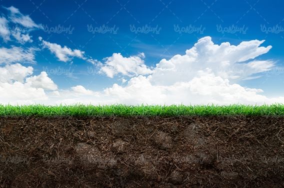 خاک حاصلخیز زمین کشاورزی