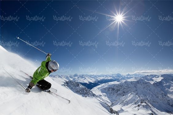 کوهستان برف ورزش اسکی