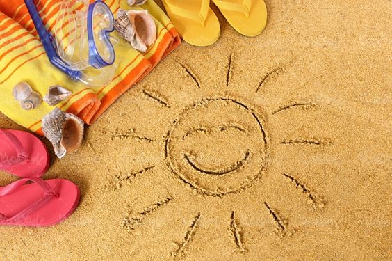 آژانس مسافرتی نقاشی روی شن های ساحل