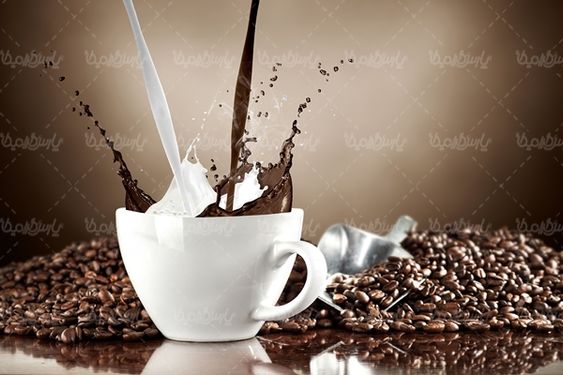 فنجان قهوه نوشیدینی داغ کافی شاپ