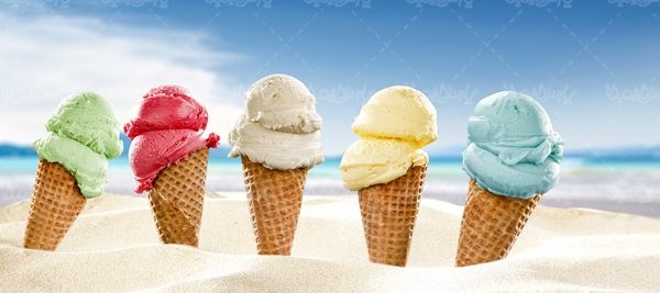 بستنی ice cream بستنی میوه ای