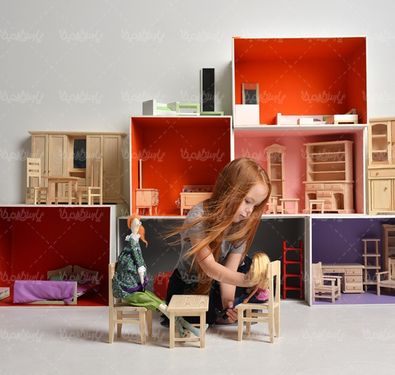 کودک دختر بچه اتاق خواب طراحی داخلی