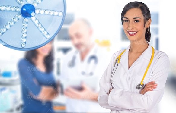 پرستار  تیم پزشکی بیمارستان دکتر
