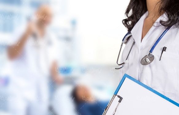 پرستار  تیم پزشکی بیمارستان دکتر