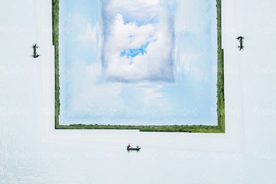 تصویر سه بعدی منظره سه بعدی