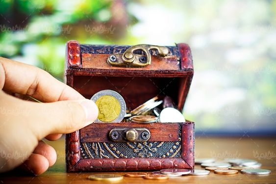 پول دلار اسکناس قلک پس انداز
